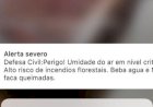 Defesa Civil emite alerta de emergência para Guaxupé e região devido à baixa umidade do ar
