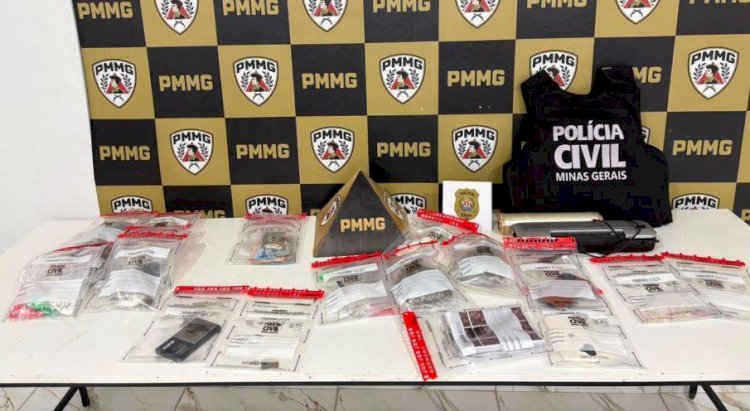 Jovem de 23 anos é preso com grande quantidade de entorpecentes em Guaxupé