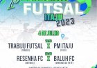 Campeonato Regional de Futsal  de Itaju começa nesta terça-feira