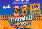 1º ArraiAU Pet acontece no CSU Neste domingo, com feira de adoção de animais