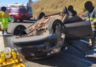 Jovem morre em grave capotamento na SP-225, em Itapuí