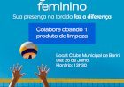 Clube Municipal recebe Triangular de Vôlei Feminino em prol do Focinho Carente