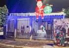 Decoração natalina de residência vira atração turística à parte em Boraceia