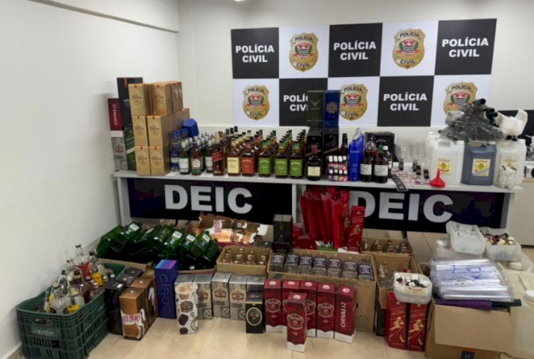 Fábrica clandestina de bebidas é fechada em Bauru