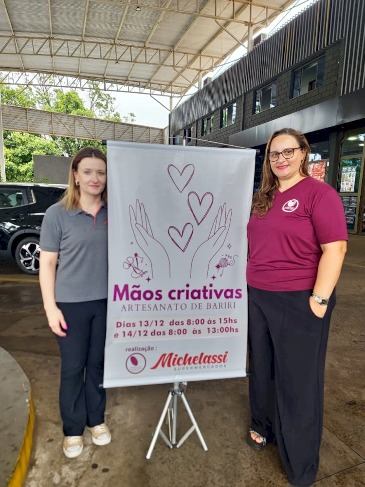 Feira “Mãos Criativas” acontece neste final de semana, no estacionamento do Supermercado Michelassi