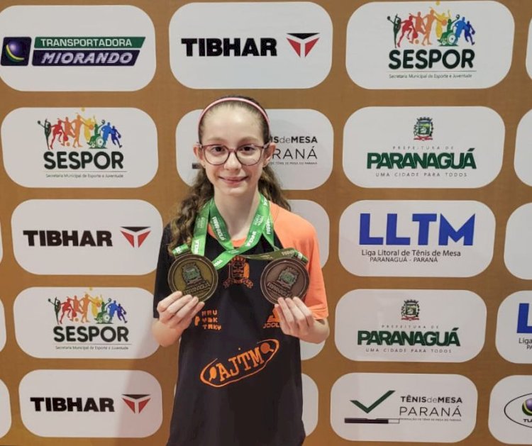 Atleta jauense é destaque na Copa Brasil de Tênis de Mesa