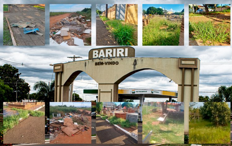 “A cidade está imunda”: Município de Interesse Turístico, Bariri recebe visitantes em feriado prolongado e administração recebe críticas por mato alto e sujeira em locais públicos
