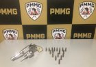 Polícia Militar apreende revólver após denúncia de violência doméstica em Guaranésia