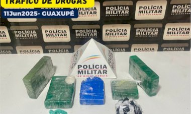 Homem foge da PM e abandona mochila com cocaína avaliada em R$ 100 mil em Guaxupé