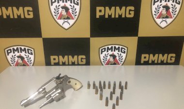 Polícia Militar apreende revólver após denúncia de violência doméstica em Guaranésia
