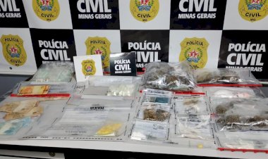 Polícia Civil prende traficante com grande quantidade de drogas em Muzambinho