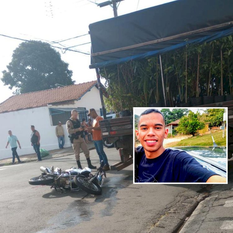 Motociclista perde a vida em acidente no cruzamento das ruas Ângelo Bertoni e Dona Delfina, em Guaxupé