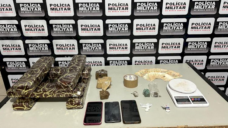 Polícia Militar prende um por tráfico em Juruaia e apreende grande quantidade de drogas em Muzambinho