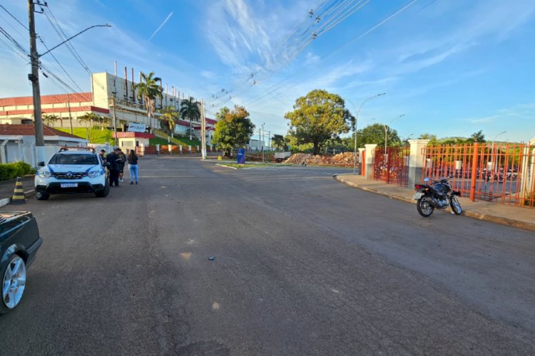 Colisão entre motos deixa dois feridos na Avenida João Francisco Pasqua