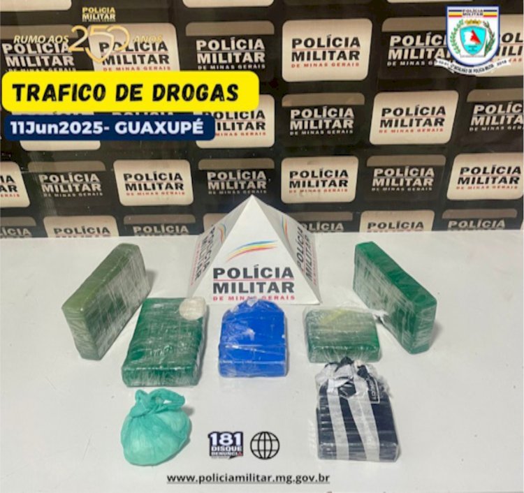 Homem foge da PM e abandona mochila com cocaína avaliada em R$ 100 mil em Guaxupé