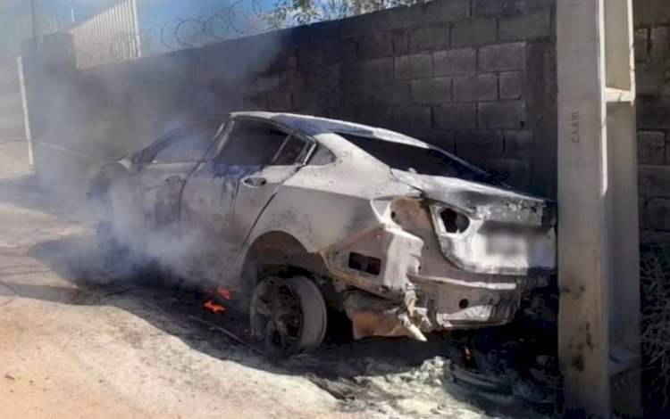 Homem sofre queimaduras após veículo ser incendiado durante briga em Nova Resende
