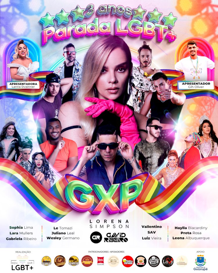 Guaxupé se prepara para a 3ª Parada LGBT+ com foco em diversidade, inclusão e solidariedade