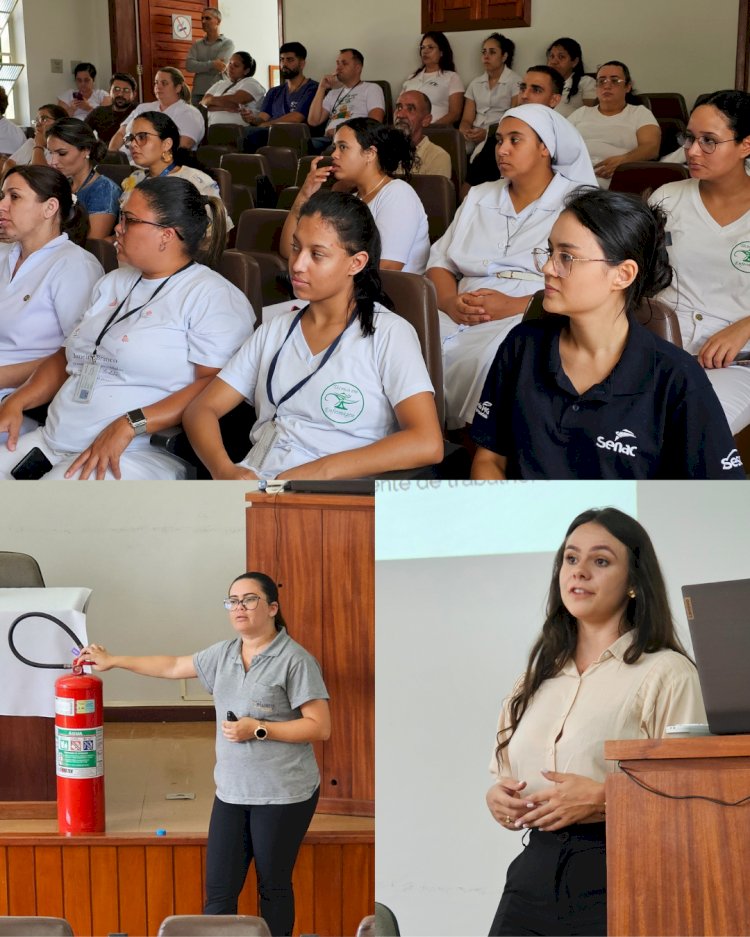 Santa Casa de Guaxupé promove 14ª SIPAT com foco em prevenção e bem-estar no trabalho