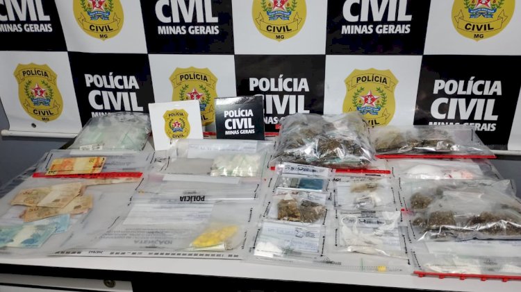 Polícia Civil prende traficante com grande quantidade de drogas em Muzambinho