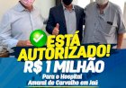 Deputado Ricardo Madalena destina R$ 1 milhão  para o Hospital Amaral Carvalho de Jaú
