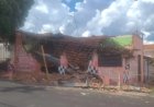 Imóvel desaba após chuvas em Bauru