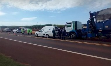 Paciente idosa morre após  ambulância de Jaú se envolver  em engavetamento