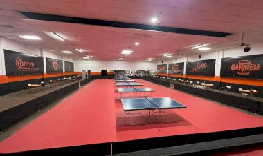 Associação Jauense de Tênis  de Mesa aprimora espaço  para prática do esporte