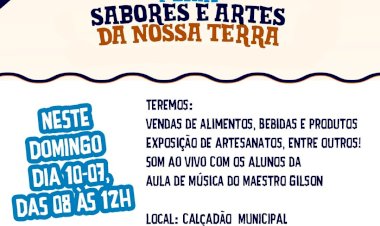 Boraceia realiza Feira Sabores e Artes da  Nossa Terra todo segundo domingo do mês