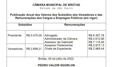 Marcos Dorta denuncia manobra da Câmara  de Brotas que favorece cargo de confiança  extinto pelo Ministério Público