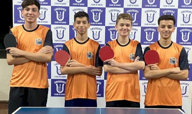 Tênis de mesa de Bariri participa dos jogos regionais representando o Umuarama Clube