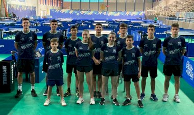Tênis de mesa jauense participa de torneio de alto nível em MG
