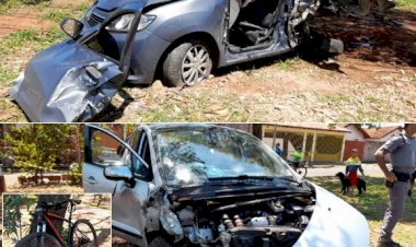 Colisão entre dois carros mata ciclista em Bauru