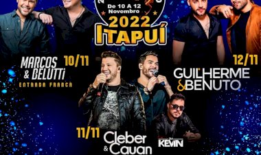 Confira a programação da 23ª Festa do Peão de Itapuí
