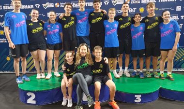 Tênis de mesa de Jaú deixa sua marca em torneio nacional