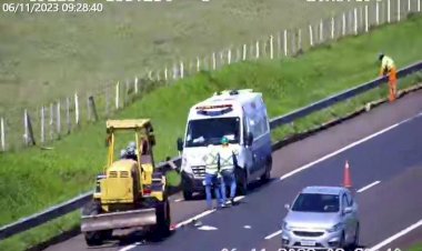 Homem morre atropelado por trator na SP-225, em Jaú