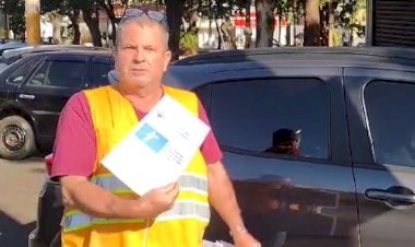 Ação do Setor de Trânsito de Bariri pede que motoristas respeitem vagas especiais de idosos e pessoas com deficiência