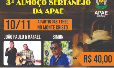 3° Almoço Sertanejo da Apae Bariri