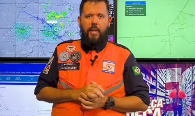 Defesa civil alerta para chuvas intensas na região até domingo