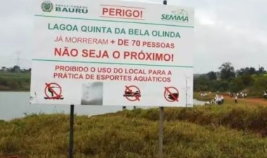 Jovem morre afogado em lagoa de Bauru