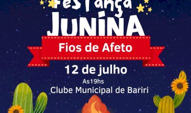 Clube Municipal recebe Festa Junina do Grupo Fios de Afeto neste sábado