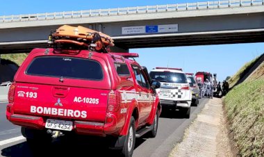 Mulher sofre ferimentos graves ao cair de viaduto em Bauru