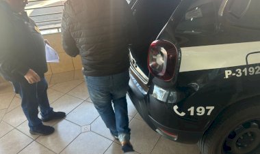 Homem é preso em flagrante por perseguição e ameaças de morte contra ex-companheira em Itapuí