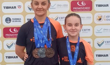 Tênis de mesa jauense sobe ao pódio no Rio de Janeiro com cinco medalhas