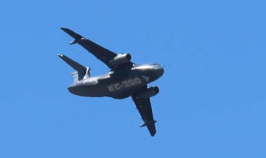 Testes da Força Aérea Brasileira em aeronave Embraer KC-390 passam pelo espaço aéreo de Bariri