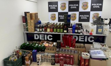 Fábrica clandestina de bebidas é fechada em Bauru