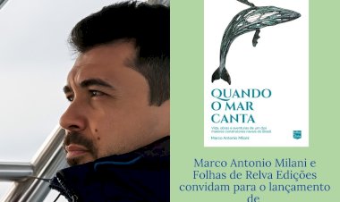 Historiador baririense realiza première de lançamento de seu novo livro, “Quando o mar canta”, neste sábado