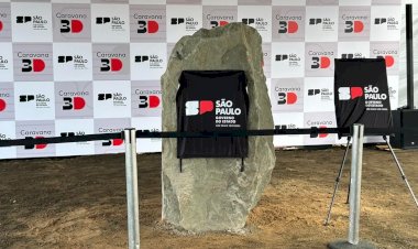 Governo de SP lança pedra fundamental do AME Jaú, com presença de Tarcísio de Freitas