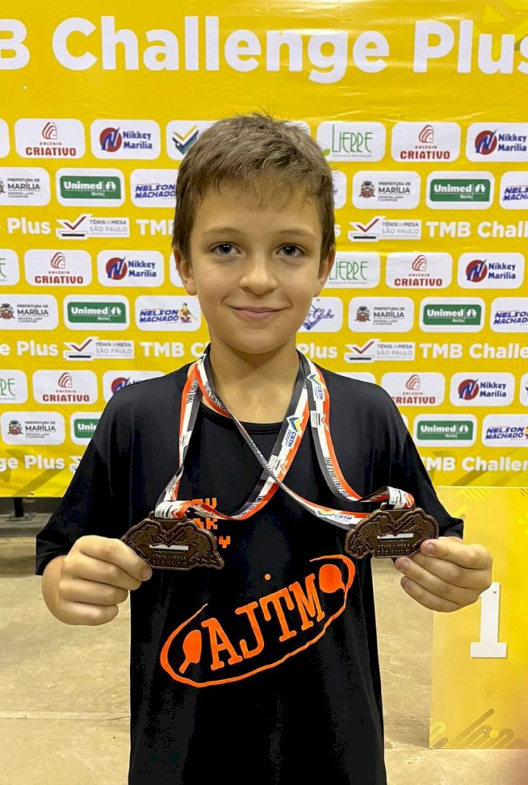 Tênis de mesa jauense conquista  20 medalhas em Marília