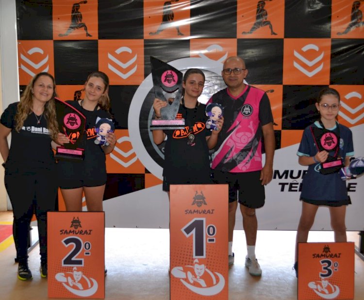 Associação Jauense de Tênis de Mesa participa da Copa Samurai em Itápolis