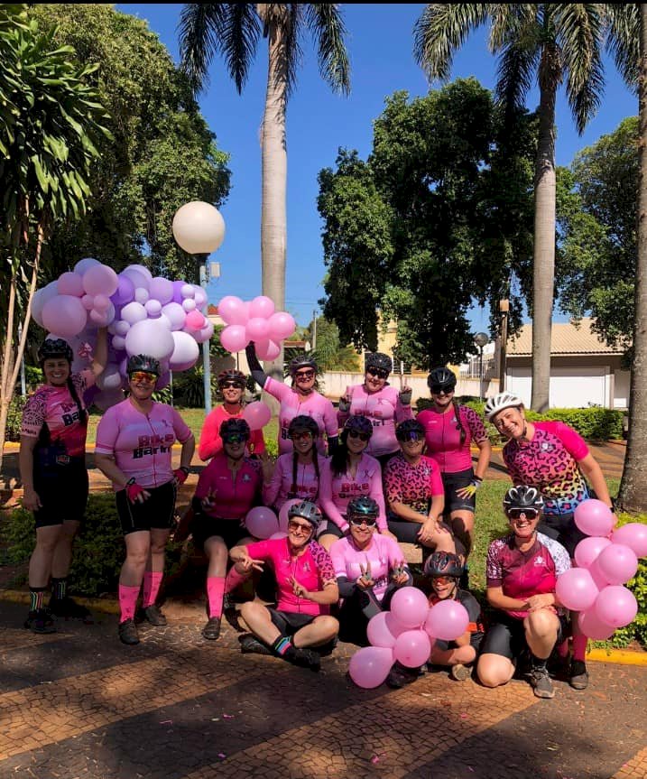 Grupo Bike Bariri realiza Pedal Outubro Rosa